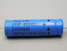 Condensador electrolítico axial United Chemi-Con 53D680F450GP6 68uF 450VDC -10%+50% segunda mano  Embacar hacia Mexico