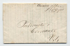 Capa de auditor 1837 PO Department S.R. Hobbie to Cornwall VT [5247.101] comprar usado  Enviando para Brazil