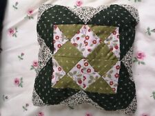 Handmade patchwork cushion for sale  WATCHET