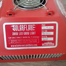 California Lightworks Solarflare 200 W LED Grow Light w/UVB great used condition for sale  Shipping to South Africa