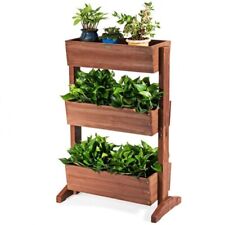 3 Tier Raised Garden Bed Wooden Flower Plant Stand Adjustable Ex Display for sale  Shipping to South Africa