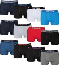 Pierre Calvini Hipster Boxer Shorts Men’s Fitted Cotton Underwear Basic Shorts for sale  Shipping to South Africa
