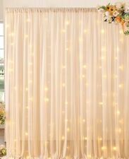 curtains sheer beige drapes for sale  Hampton