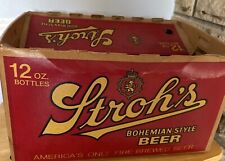 strohs cardboard beer case for sale  Jackson