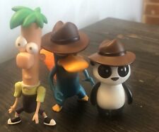 Agente P. Perry Playtypus Ferb Panda Oso Figuras de Disney Phineas y Lote Ferb segunda mano  Embacar hacia Argentina