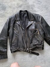 Retro lederjacke chopper gebraucht kaufen  Gartenstadt,-Oberndorf