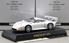 Coche de carretera Kyosho 1/64 Porsche Collection 1 Porsche 911 GT1 1996 plateado, usado segunda mano  Embacar hacia Argentina