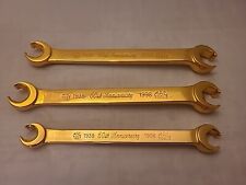 Lote de 3 chaves de porca alargadora folheadas a ouro 24K Mac Tools 60º aniversário 1938-1998 comprar usado  Enviando para Brazil