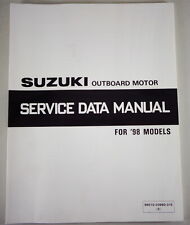 Datos de servicio y especificaciones técnicas motor fueraborda Suzuki para modelos 1998 segunda mano  Embacar hacia Argentina