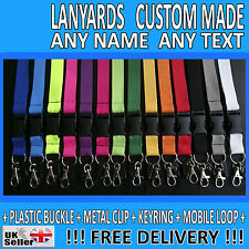 Personalised lanyard name for sale  Shipping to Ireland
