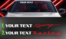 Adesivo adesivo personalizado texto para pára-brisa de corrida compatível com Chevrolet Chevy comprar usado  Enviando para Brazil
