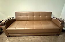 Brown leather sofa for sale  Elmhurst
