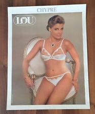 Affiche chypre lingerie d'occasion  France