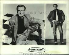 1988 Press Photo ator e compositor Peter Allen atua em "Legs Diamond" comprar usado  Enviando para Brazil