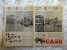 1962 Case 430 530 630 730 830 930 tractor magazine print ad poster for sale  Canada
