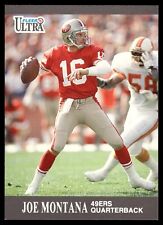 1991 Fleer Ultra Card #251 Joe Montana San Francisco 49ers HOF logotipo pequeno comprar usado  Enviando para Brazil