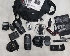Canon EOS Rebel T6 DSLR Camera Bundle, used for sale  Shipping to South Africa