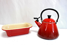 Le Creuset Kone Stove-Top Kettle with Whistle & Casserole Dish #250 for sale  Shipping to South Africa