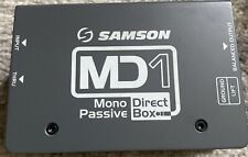 Samson S-Max MD1 Passive Mono Direct DI Box, 18Hz–40kHz, 0dB/-15dB #178 comprar usado  Enviando para Brazil