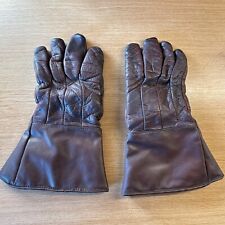 Vintage brown leather for sale  RYDE