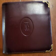 Carteira bifold Cartier couro marrom Must De Cartier 6CC comprar usado  Enviando para Brazil