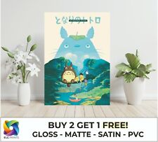 Meu Vizinho Totoro Anime Filme Grande Cartaz arte impressão Presente Vários Tamanhos comprar usado  Enviando para Brazil