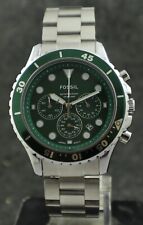 Fossil Men Analog Chronograph Rotating Bezel Date Quartz Working Condition Watch for sale  Shipping to South Africa