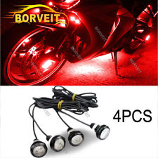 4 peças pequenas luzes de seta LED vermelhas preto DOME motocicleta-chopper-bobber comprar usado  Enviando para Brazil