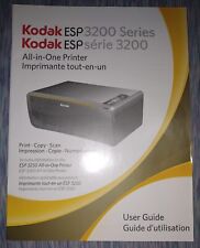Used, Kodak All-In-One Printer ESP 3200 Series User Guide 3250 3260 English French for sale  Shipping to South Africa