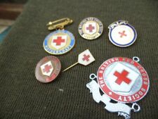 Red cross badges for sale  BISHOP'S STORTFORD