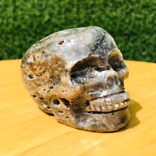 Usado, 141G raro esfalerita natural quartzo crânio escultura espécime mineral cura comprar usado  Enviando para Brazil