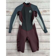 O'Neill Bahia Spring Wetsuit Women's Size 10 Black/Gray/Maroon, used for sale  Shipping to South Africa