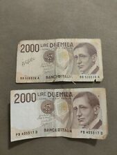 Banconote 2000 lire usato  San Lorenzo Nuovo