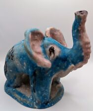 Guido Gambone, Glazed Pottery Elephant, Signed by Artist for sale  Shipping to South Africa