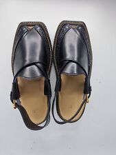 Sandália masculina feita à mão Peshawari Chappal qualidade premium sola couro Reino Unido tamanho 11 comprar usado  Enviando para Brazil