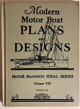 Used, Modern Motor Boat Plans & Designs 1945 - Vol 8 Motor Boatings Ideal Series  for sale  Shipping to South Africa