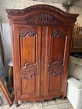Solid mahogany armoire for sale  CARDIGAN