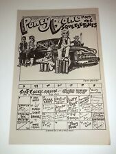 PÓSTER PONTY BONE Jabón Creek Salón Kerry Awn Austin Texas 1985 Doc Watson segunda mano  Embacar hacia Mexico