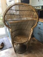 Vintage peacock chair for sale  LONDON