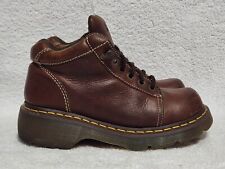 Botas femininas Dr Martens 8542 couro marrom robusto tamanho 8 comprar usado  Enviando para Brazil