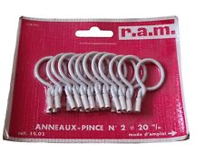 Anneaux rideaux vintage d'occasion  Neuvic