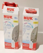 NUK Baby Bottles Anti-Colic Smooth Flow Dots 2pk 10oz Y Nipples *Open Boxes* for sale  Shipping to South Africa