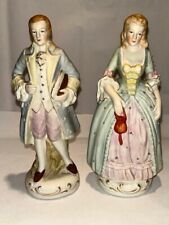 Used, Vintage Maruyama Occupied Japan Porcelain Colonial Man & Woman Figurines - GPSA for sale  Shipping to South Africa