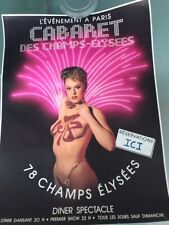 Affiche cabaret music d'occasion  Paris XI