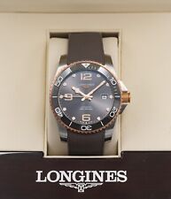 Longines HydroConquest esfera gris automática 41 mm L37813789 caja y papeles segunda mano  Embacar hacia Mexico