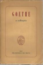 Goethe colloquio usato  Italia