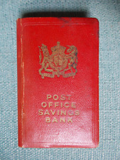 OLD RED COLOURED  POST OFFICE SAVINGS BANK No. 765692 for sale  Shipping to South Africa