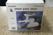 Miracle Wheat Grass Juicer Model MJ-550 Great Working Condition No Manual for sale  Shipping to Canada