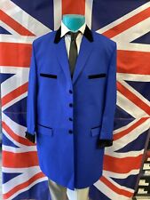Royal blue drape for sale  WALSALL