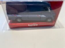 Herpa 042543 Mercedes Benz Sprinter Bus Box Car Blue with Original Packaging 1:87 Ho for sale  Shipping to South Africa